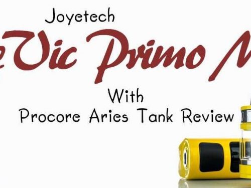 Joyetech eVic Primo Mini with ProCore Aries Atomizer Review and Deals